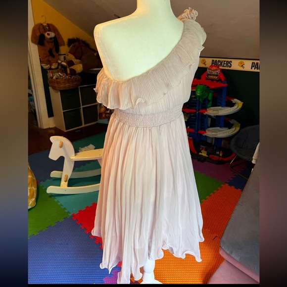 Vintage ruffle 1 shoulder dress - Picture 2 of 3